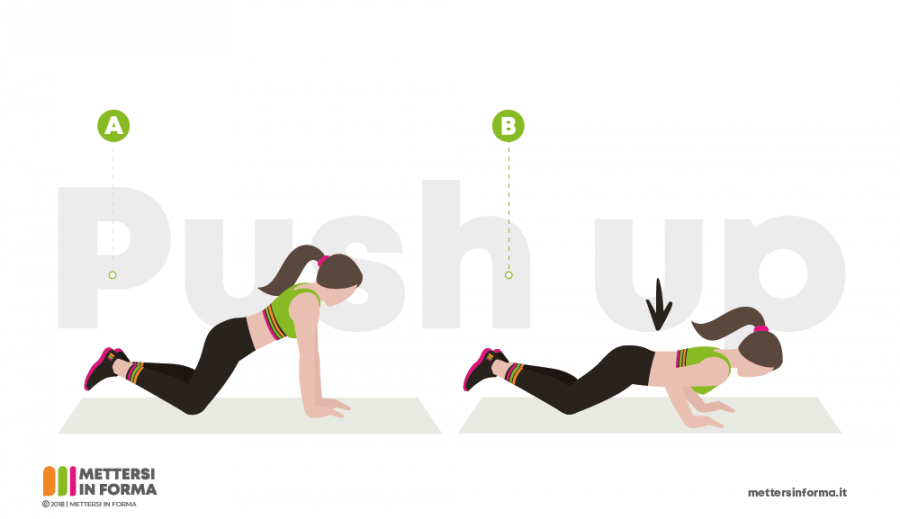 push up per accelerare il metabolismo