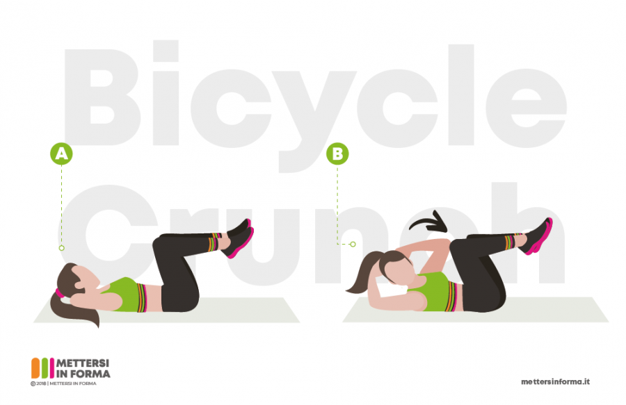 bicycle crunch